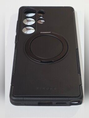 Ringke Alles Black Samsung S25 Ultra Case with 360 Ring Stand